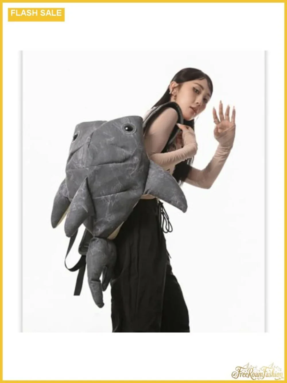 Whale Shark Backpack Large Capacity Cute Street Style Daypack